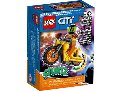 LEGO Demoliční kaskadérská motorka 60297