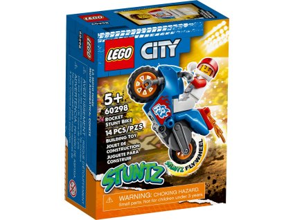 LEGO Kaskadérská motorka s raketovým pohonem 60298