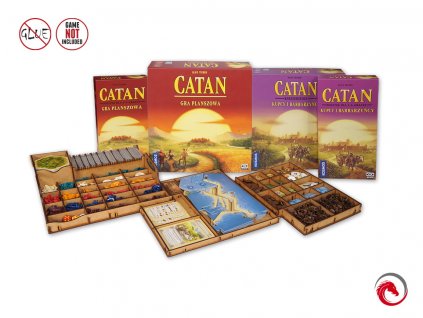 Catan + Traders & Barbarians + 5-6 Players Expansions Insert