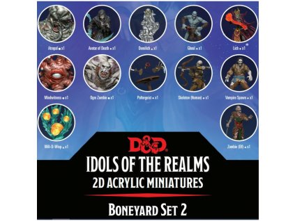 WizKids - D&D Idols of the Realms: Boneyard: 2D Set 2
