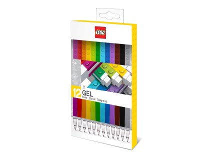 LEGO Stationery - LEGO Gelová Pera, mix barev - 12 ks