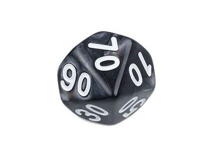TLAMA games - Hrací kostka d% perleťová