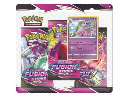Nintendo - PKM - Sword & Shield 8 Fusion Strike 3-pack Blister