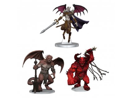 D&D Icons of the Realms Miniatures: Archdevils - Hutijin, Moloch, Titivilus - EN