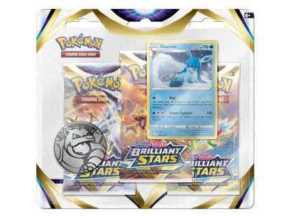 Pokémon - Sword & Shield 9 Brilliant Stars 3-pack Blister Glaceon