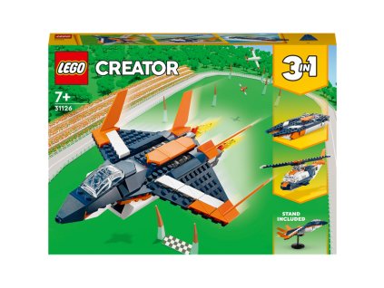 LEGO® Creator 3 v 1 31126 Nadzvukový tryskáč