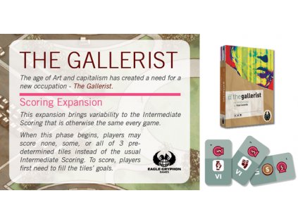 Eagle-Gryphon Games - The Gallerist: Scoring Expansion
