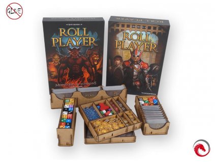 Insert: Hrdina v kostce + Bestiář (ERA19220) NENÍ HRA! Insert: Roll Player + Monsters & Minions