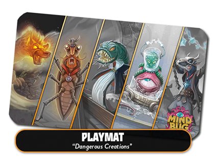 Mindbug - Full Art Playmat - Dangerous Creations  (Základní set – maloobchodní verze)