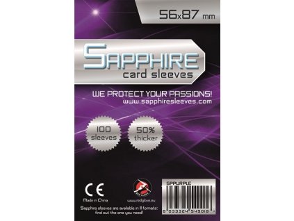 Red Glove - Obaly na karty Sapphire Purple - (56x87 mm) 100 ks
