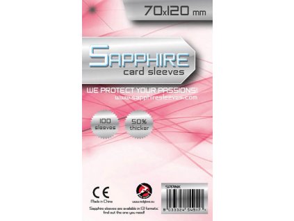 Red Glove - Obaly na karty Sapphire Pink - (70x120 mm) 100 ks