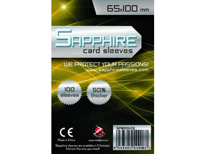obaly na karty sapphire bronze 100 ks
