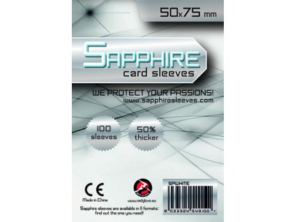 obaly na karty sapphire white 50 x 75 mm 100 ks