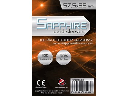 Obaly na karty Sapphire Orange - (57,5x89 mm) 100 ks Standard American 2