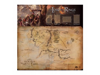 lord of the rings lcg fellowship 1 4 player gamemat