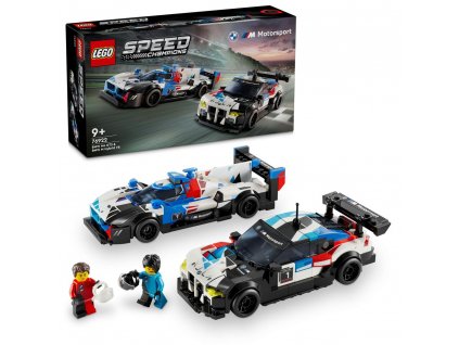 LEGO® Závodní auta BMW M4 GT3 a BMW M Hybrid V8 76922