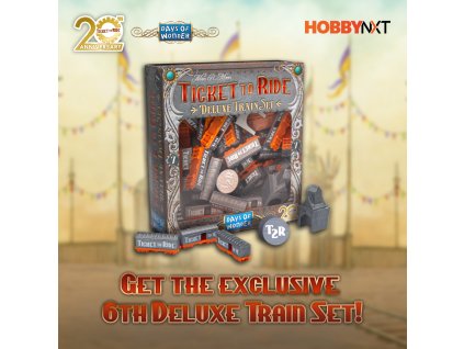 Ticket to Ride: 20th Anniversary Deluxe train set – promo