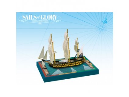 Ares Games - Sails Of Glory - HMS Leander/ HMS Adamant 50-guns Portland class 4th rate