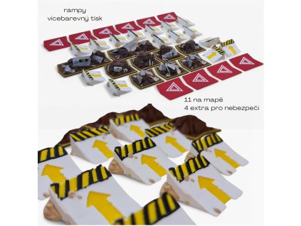 Rampy pro hru Pekelná jízda: Vendeta insert MitroCZECH organizer BoardGameHolic