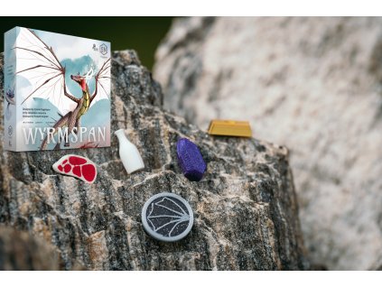 Suroviny a mince pro hru Na křídlech draků insert MitroCZECH organizer BoardGameHolic