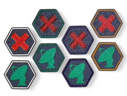 Žetony pasování pro hru SETI: Pátrání po mimozemské inteligenci insert MitroCZECH organizer BoardGameHolic