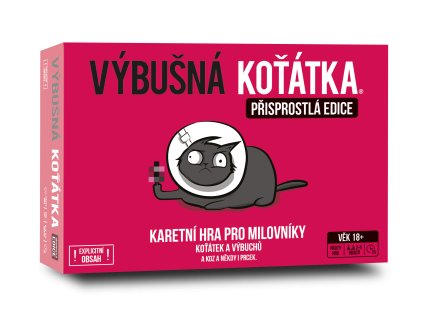 Exploding kittens NSFW pink vizualizace