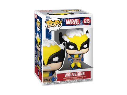 Funko POP! Marvel: Holiday - Wolverine w/ Sign