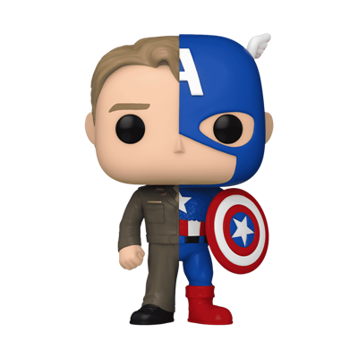 FunkoPop Funko POP! Marvel: Split - Steve Rogers/Captain America