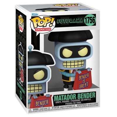 FunkoPop Funko POP! TV: Futurama S4 - Bender (Matador)
