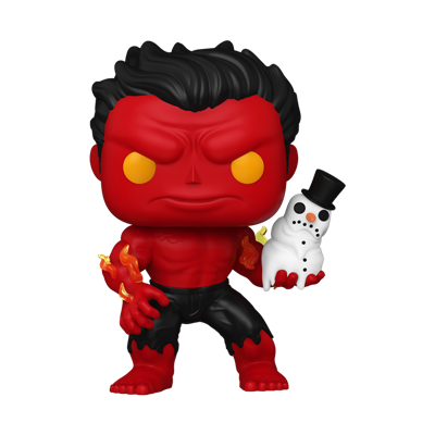 FunkoPop Funko POP! Marvel: Holiday S4 - Red Hulk with Snowman
