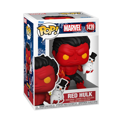FunkoPop Funko POP! Marvel: Holiday S4 - Red Hulk with Snowman