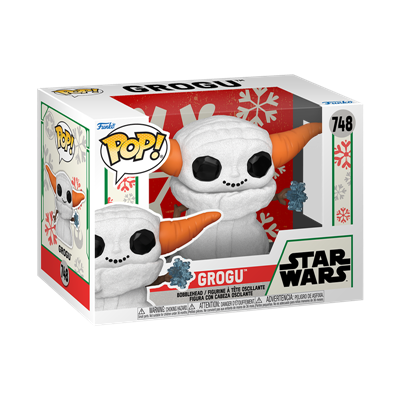FunkoPop Funko POP! Star Wars: Mandalorian Holiday - Grogu Snowman