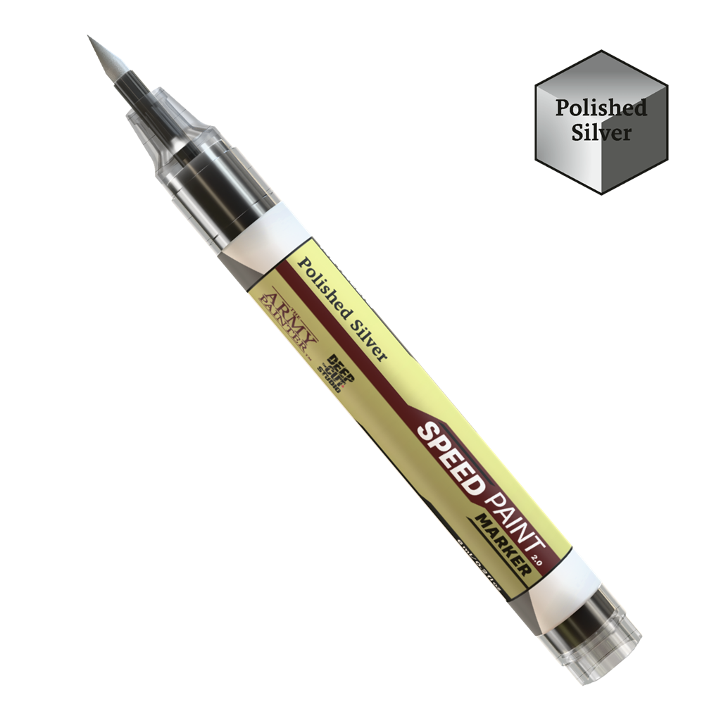 Army Painter - Speedpaint Marker: Polished Silver