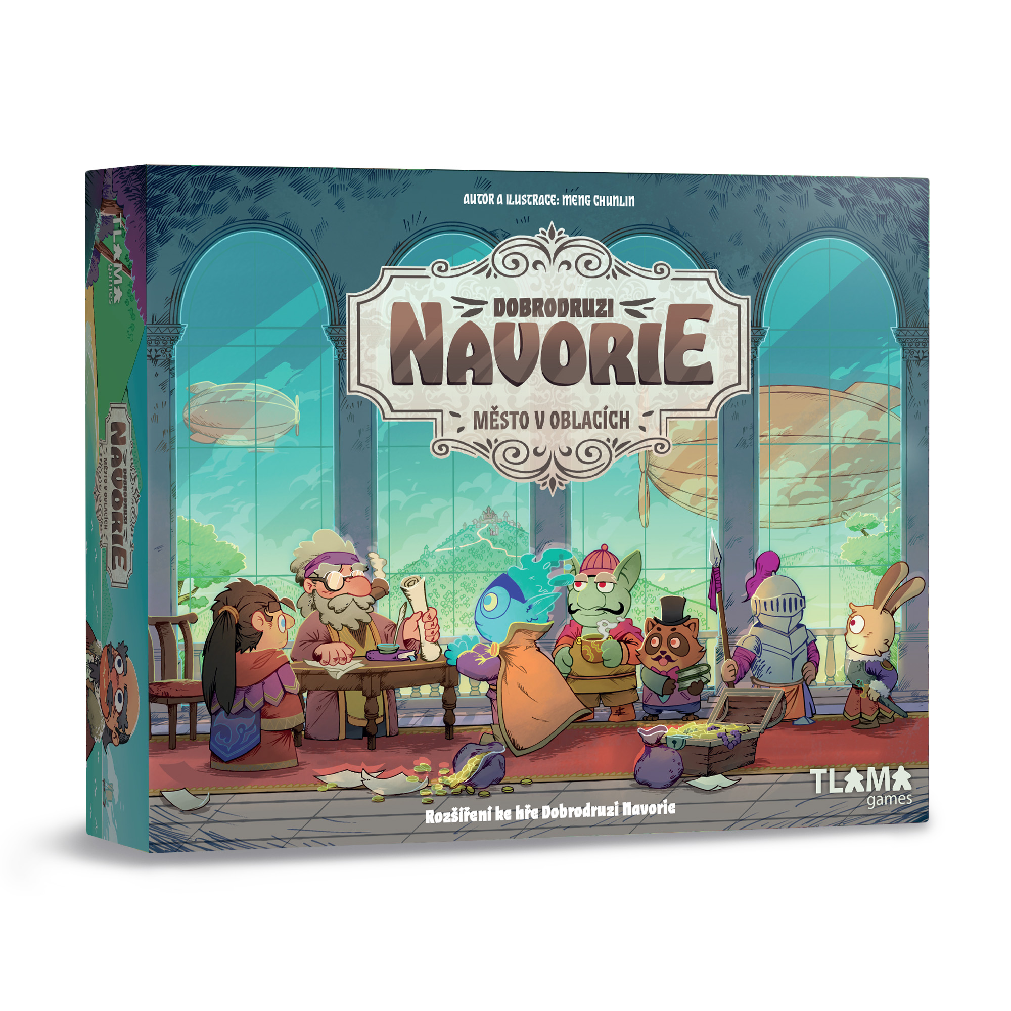 TLAMA games Dobrodruzi Navorie - Město v oblacích rozšíření (Explorers of Navoria Expansion CZ)