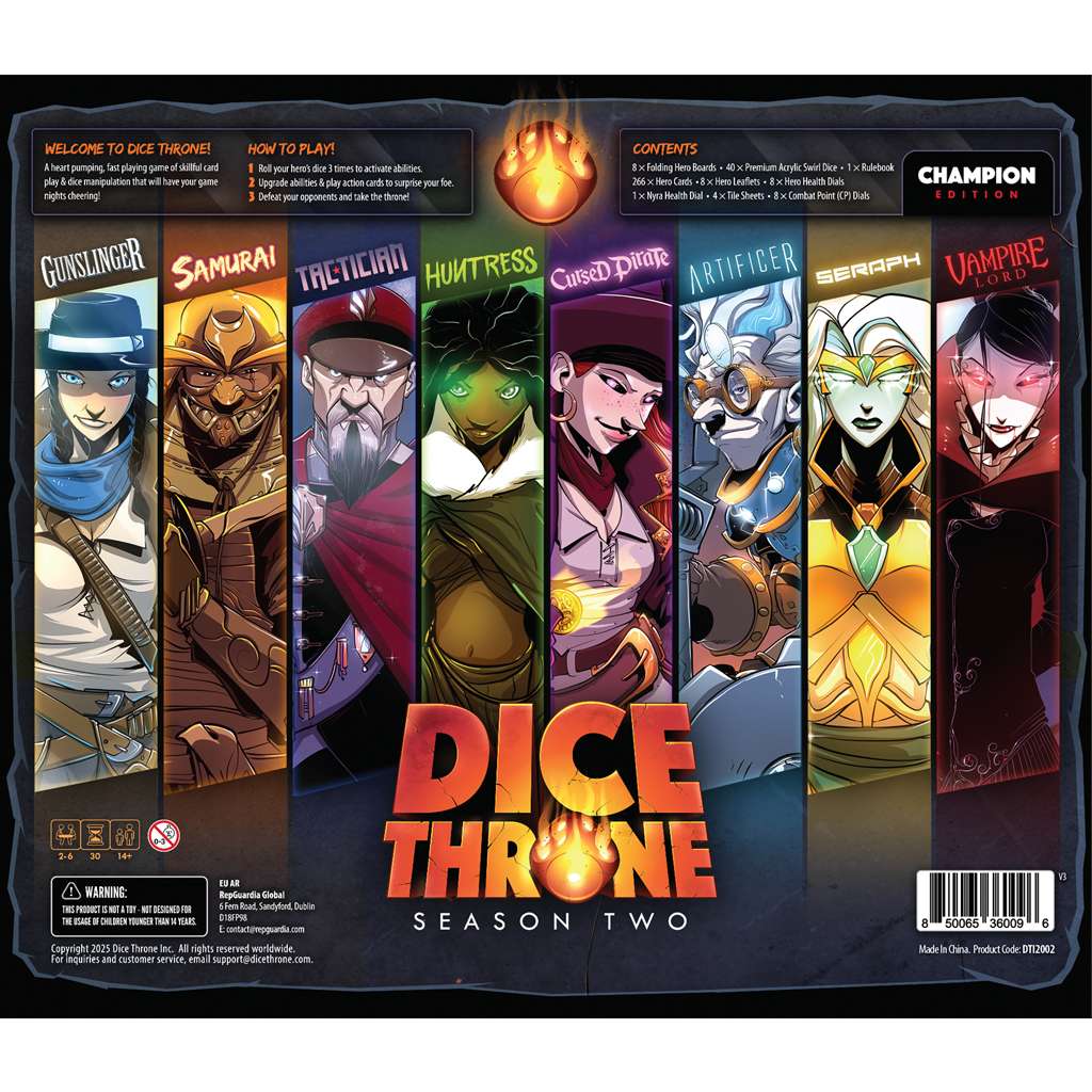 Roxley Games Dice Throne: Season Two – Battle Chest