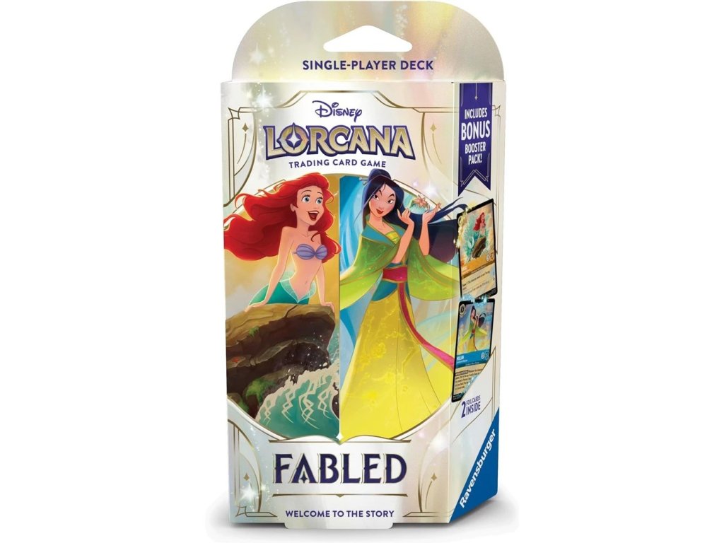 Ravensburger Disney Lorcana: Fabled - Starter Deck Amber & Sapphire