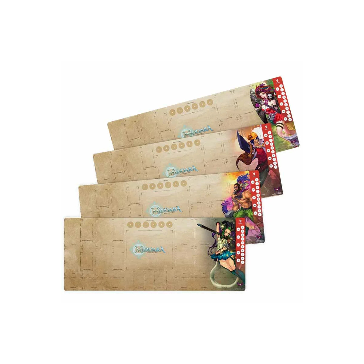 Succubus Publishing Middara - Playmats (Set of 4)