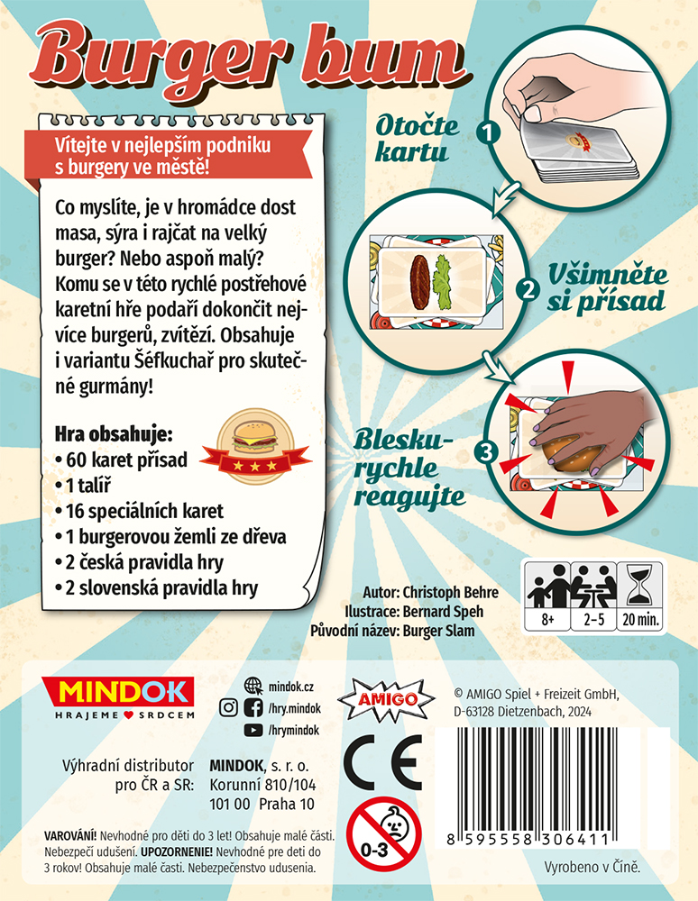 Mindok Burger bum - CZ