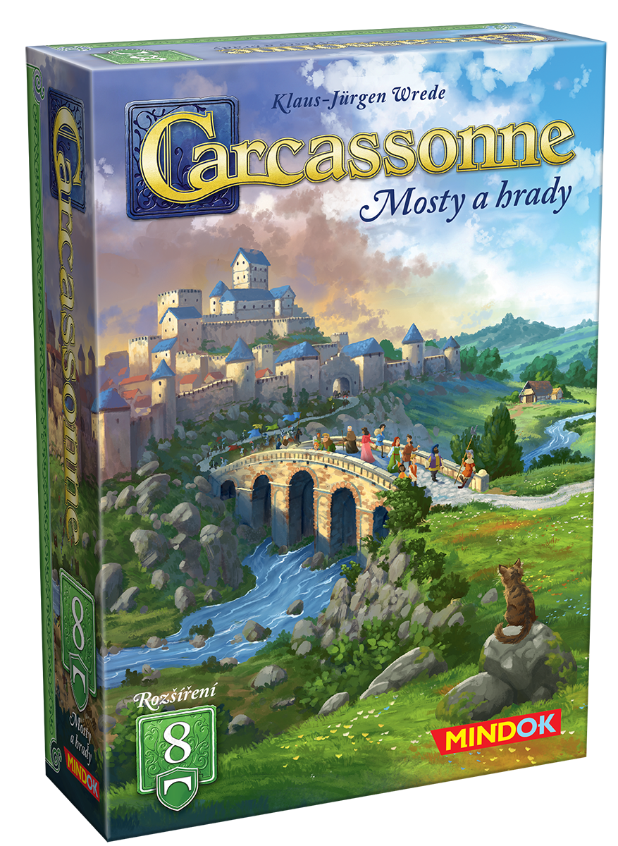 Mindok Carcassonne rozšíření 8: Mosty a hrady (2025) rozšíření 1