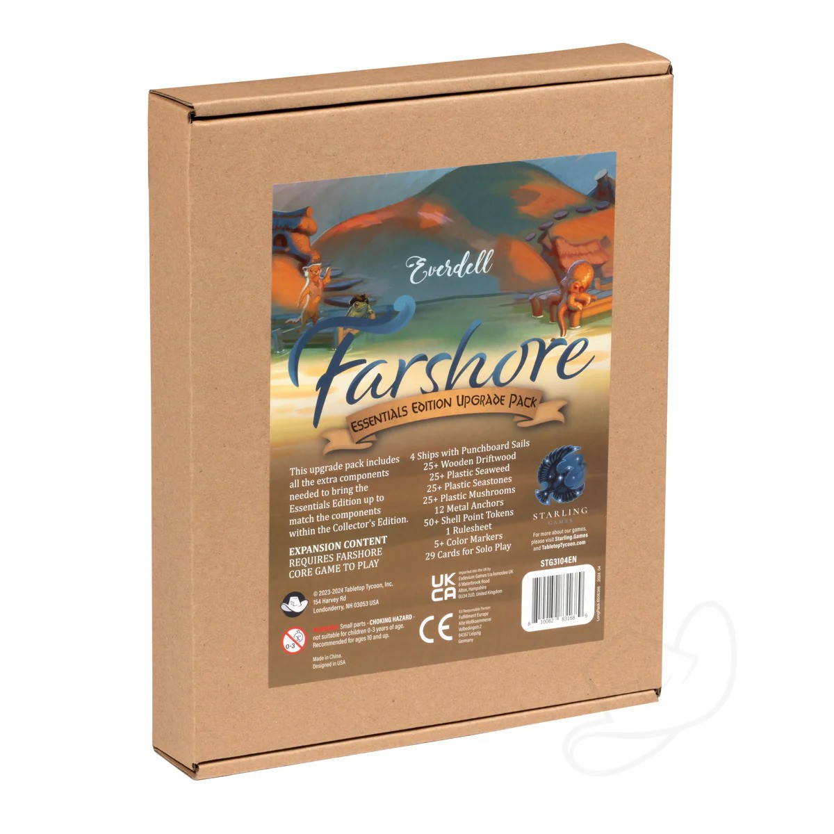 Starling Games Everdell Farshore Essentials Upgrade Pack