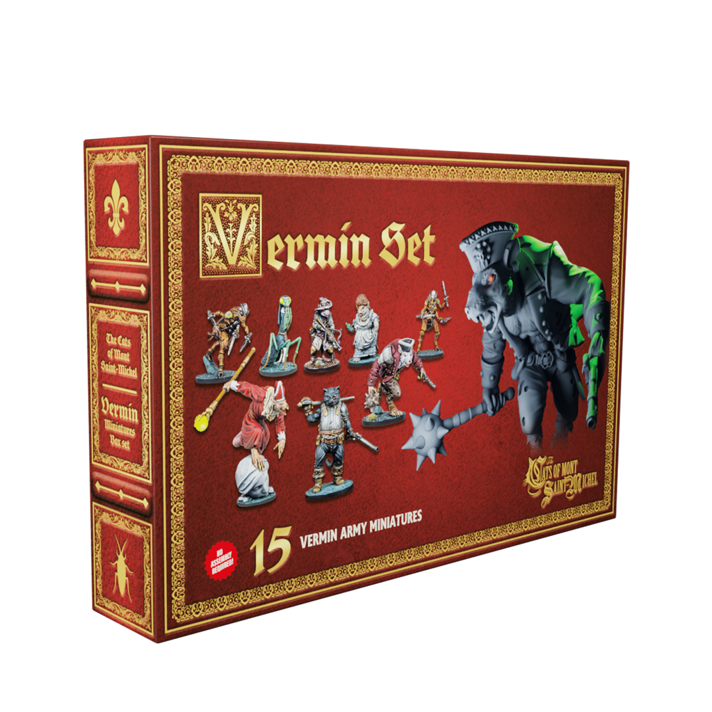 RAYBOX Games The Cats of Mont Saint Michel Vermin Set
