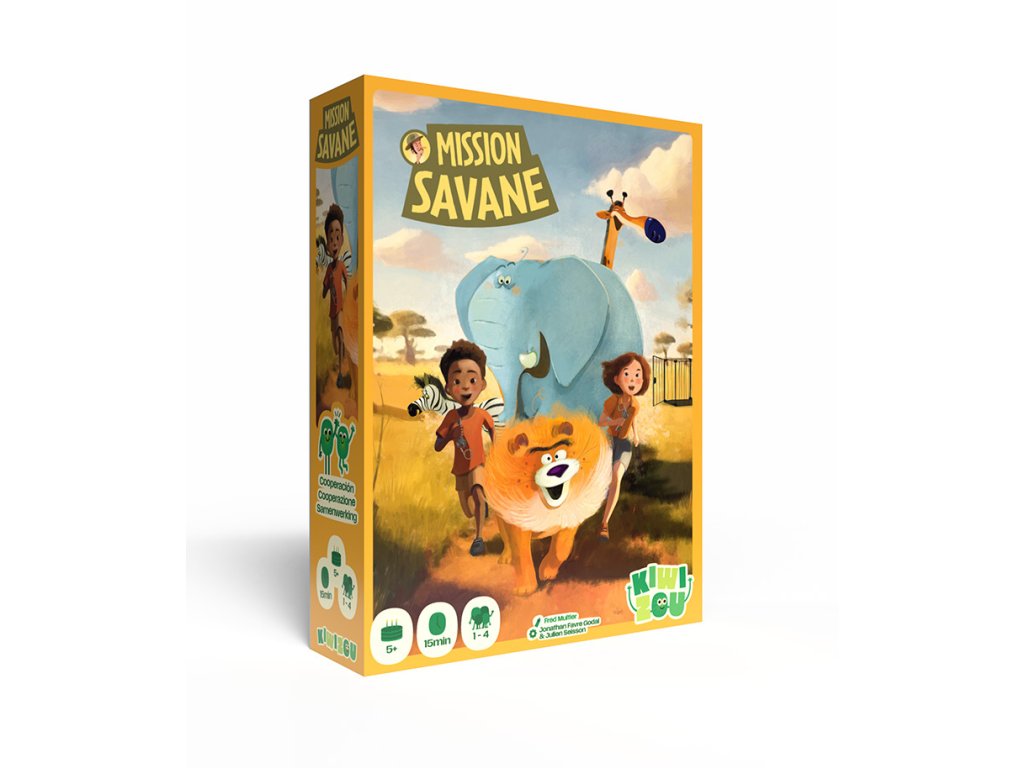 Kiwizou Savana – zachraňte zvířata (Mission Savane)