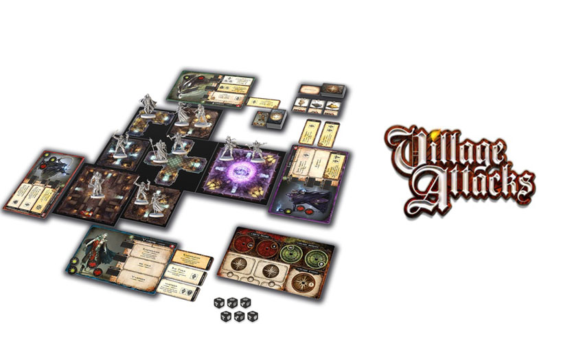 Grimlord Games Village Attacks Obrázek