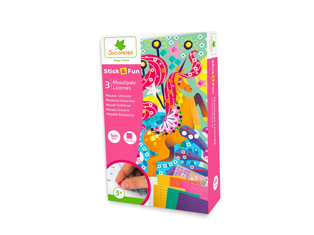 Sycomore Stick & Fun - mozaika - jednorožci