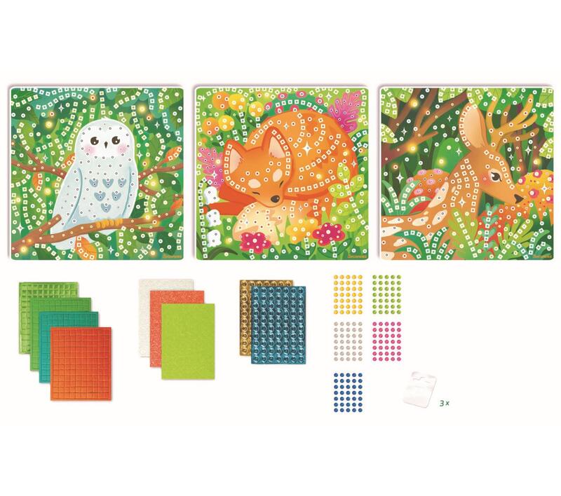 Sycomore Stick & Fun - mozaika - lesní zvířata