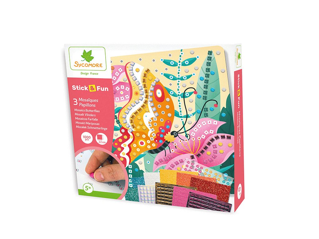 Sycomore Stick & Fun - mozaika - motýlci