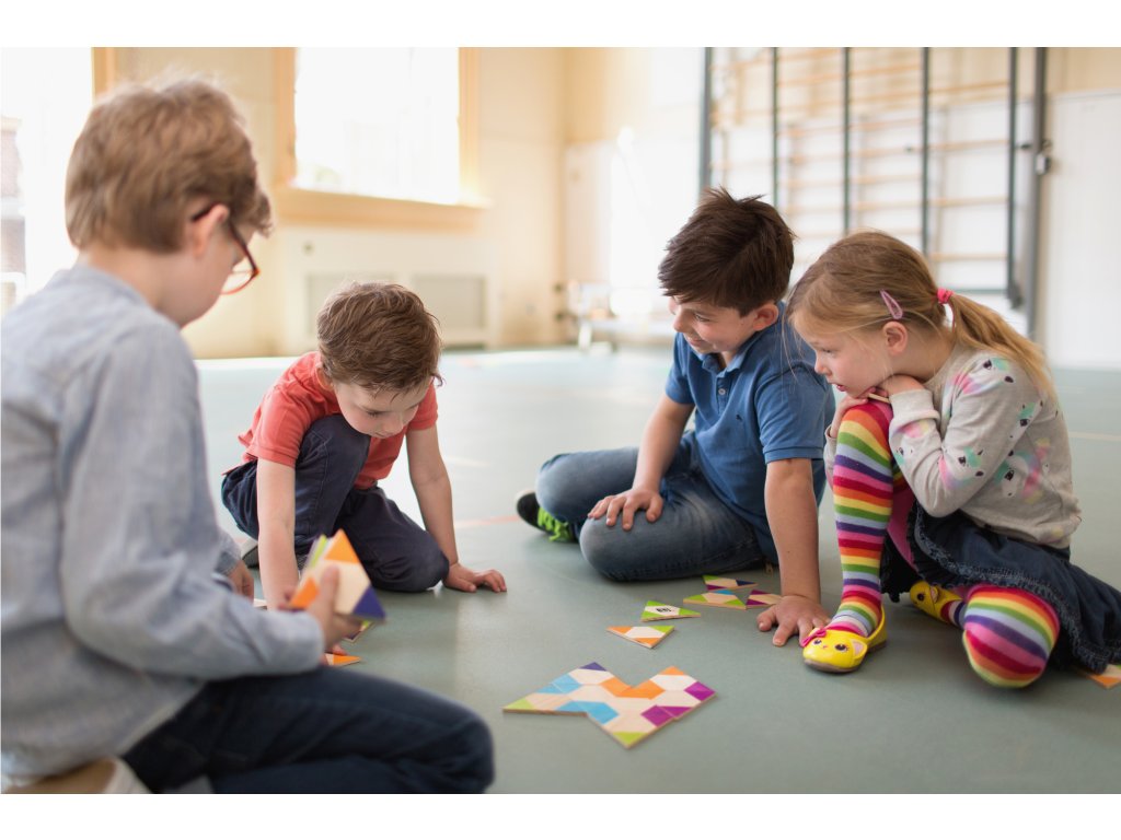 BS Toys Domino - trojúhelníky
