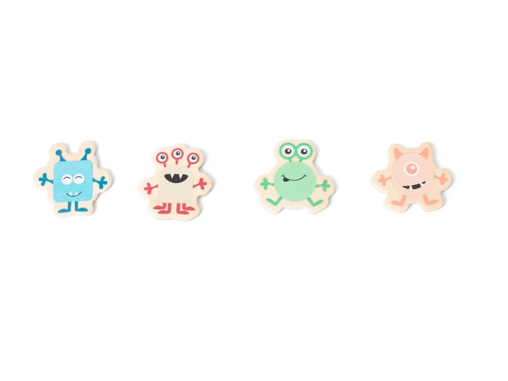 BS Toys Dřevěné sudoku - příšerky