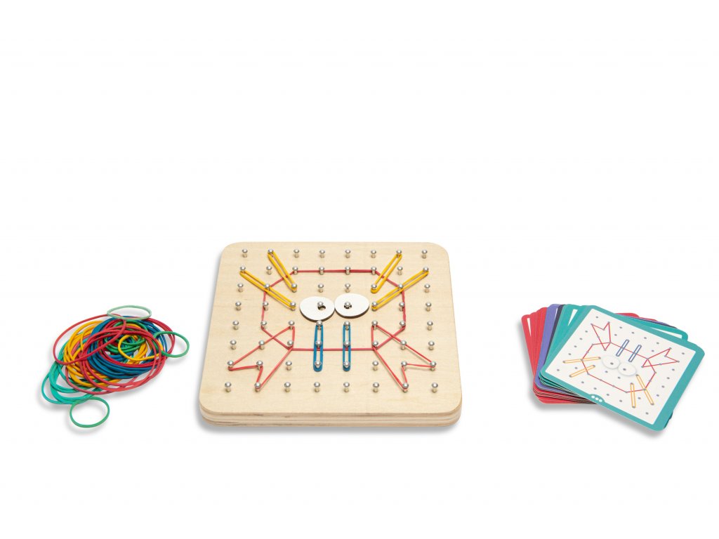 BS Toys Geoboard - motorická hra
