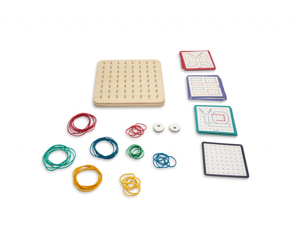 BS Toys Geoboard - motorická hra